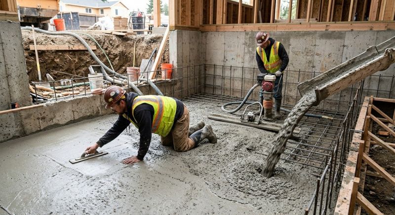 Basement Concrete Installation in Allegan, MI