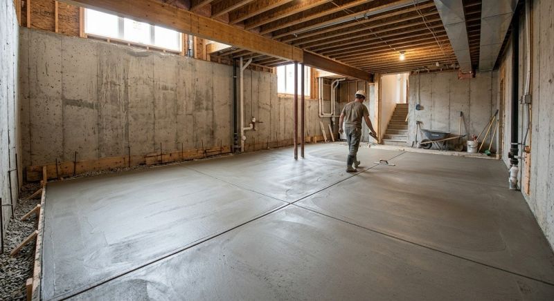 Basement Concrete Pouring in Holland, MI