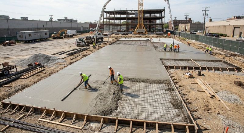 Commercial Slab Construction in Coopersville, MI