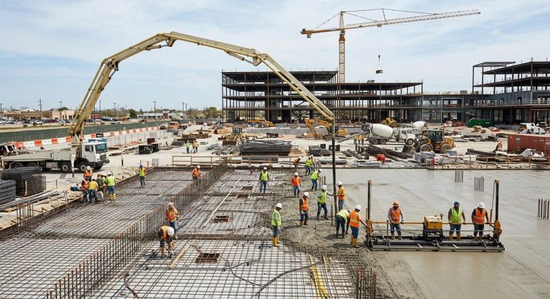 Commercial Slab Installation in Jenison, MI
