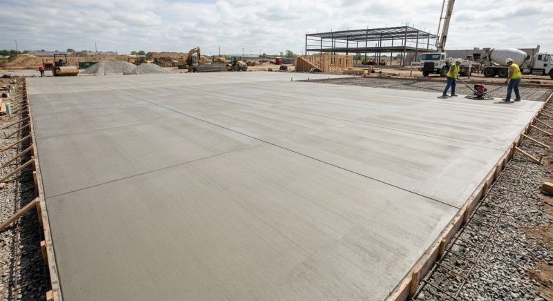 Commercial Slab Installation in Holland, MI