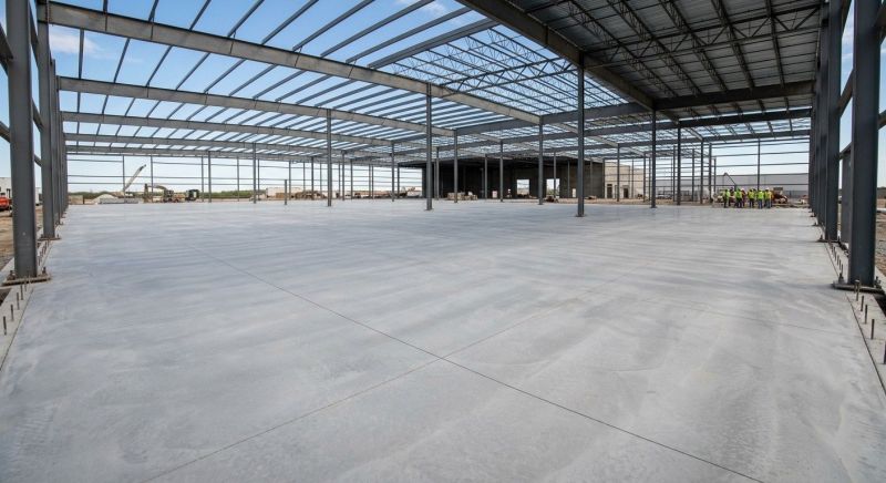 Commercial Slab Installation in Moline, MI