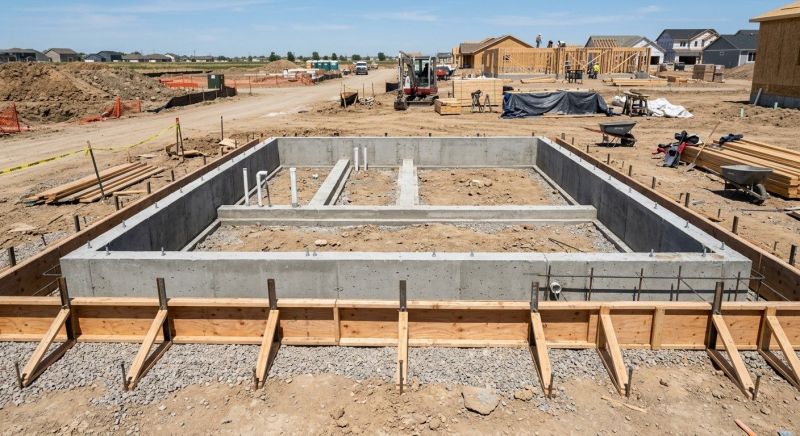 Concrete Foundation Installation in Dorr, MI
