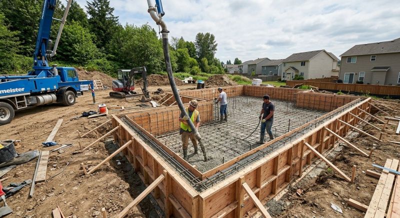 Concrete Foundation Installation in Moline, MI