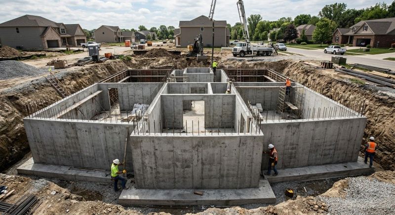 Foundation Construction in Grandville, MI