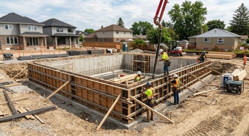 Foundation Construction in Ottawa County, MI