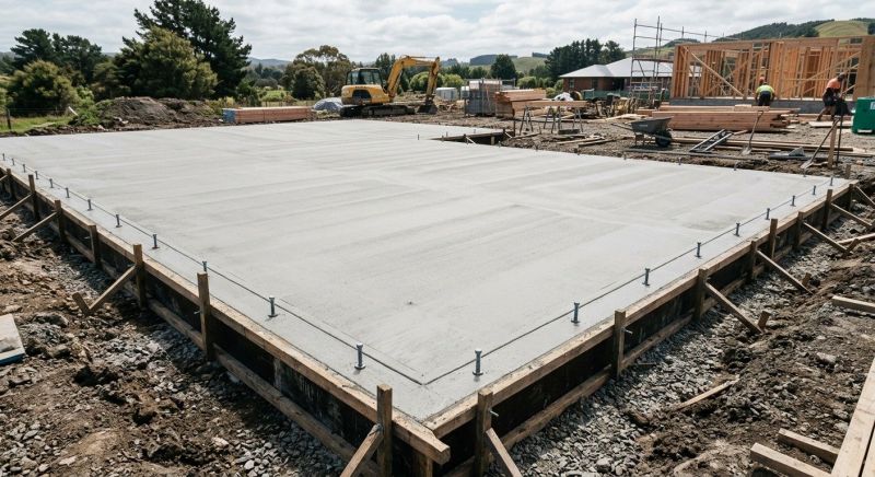Foundation Slab Construction in Holland, MI