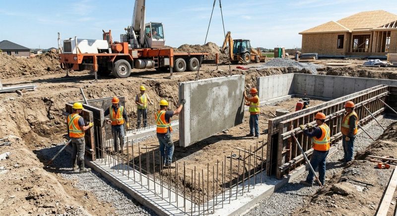 Foundation Wall Pouring in Grand Rapids, MI