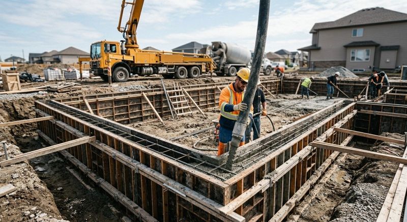Foundation Wall Pouring in Pullman, MI