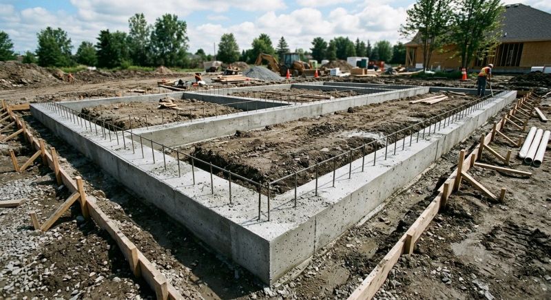 House Footing Construction in Holland, MI