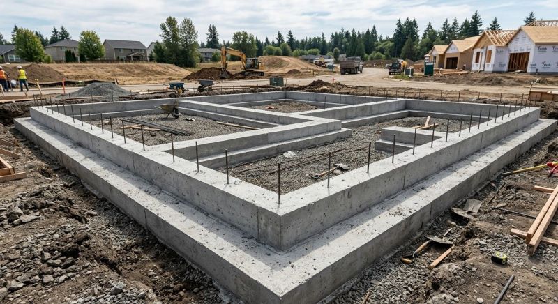 House Footing Construction in Holland, MI