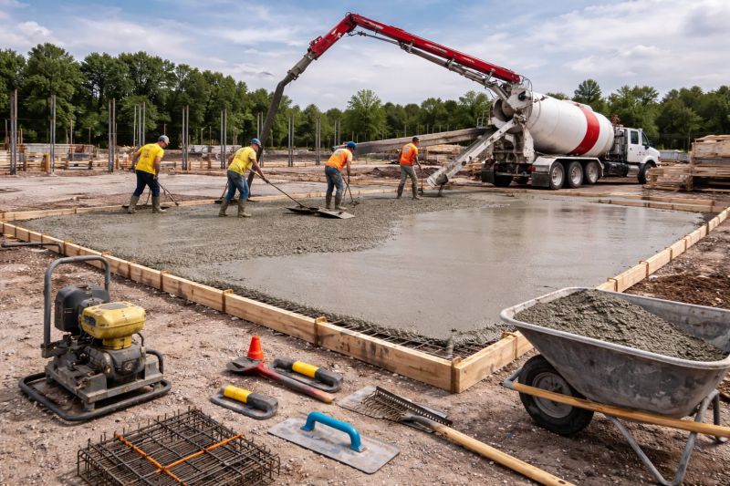 Commercial Slab Construction in Grandville, MI